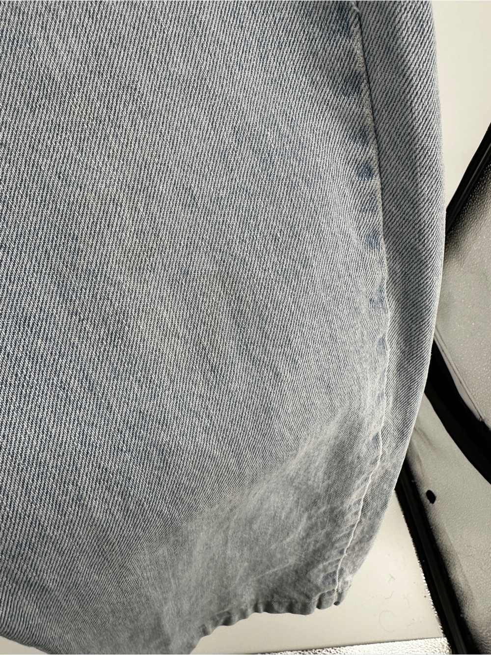 Calvin Klein VTG Y2K Heritage Streetwear Light Wash Straight-Leg Jeans Sz32 - Picture 7 of 16